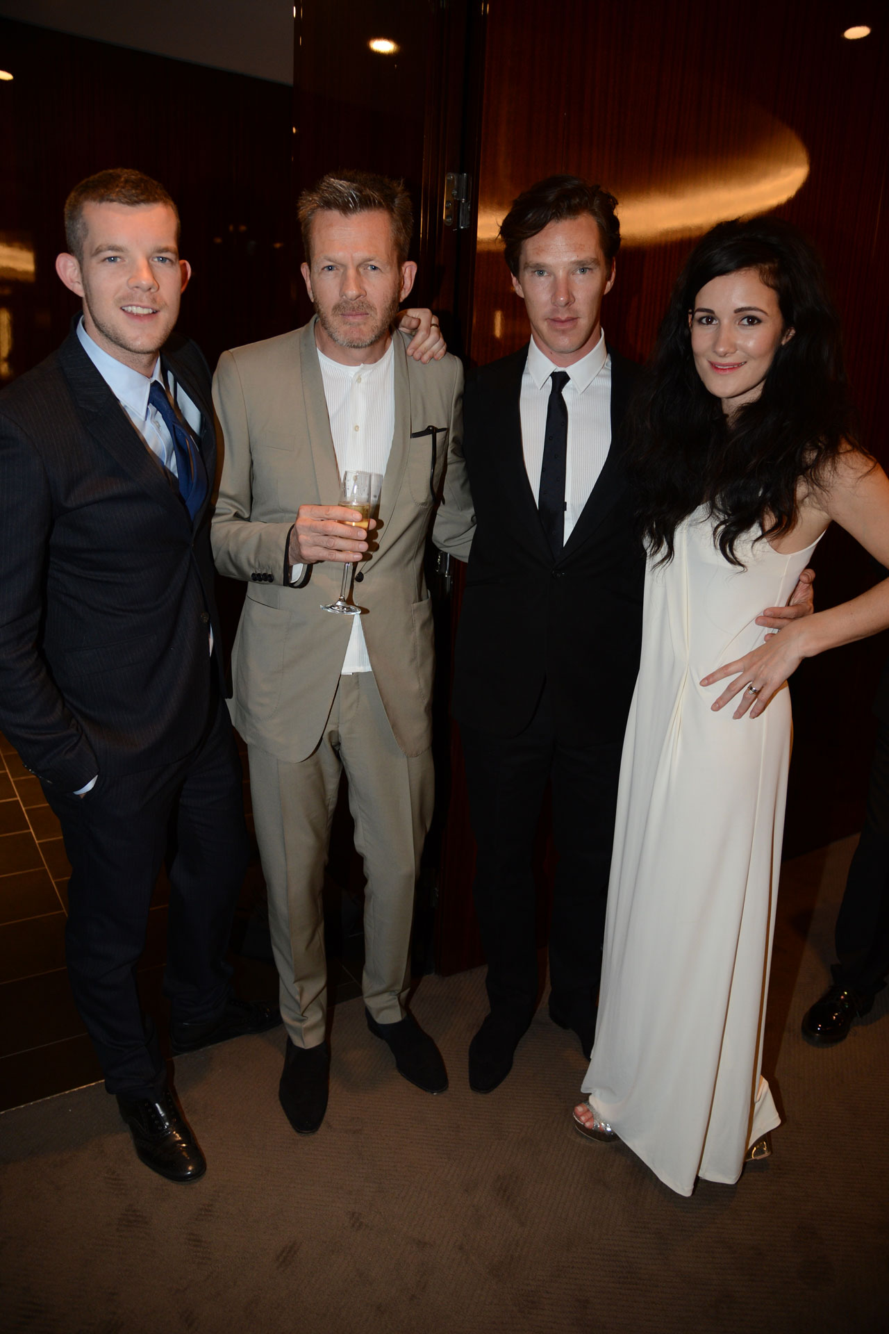 Russell Tovey, Benedict Cumberbatch, and Sarah Solemani