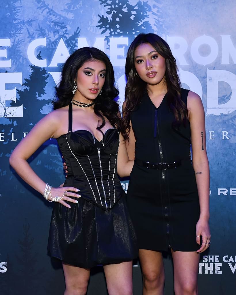 Giselle Torres and Sienna Hubert-Ross at an event for She Came from the Woods (2022)