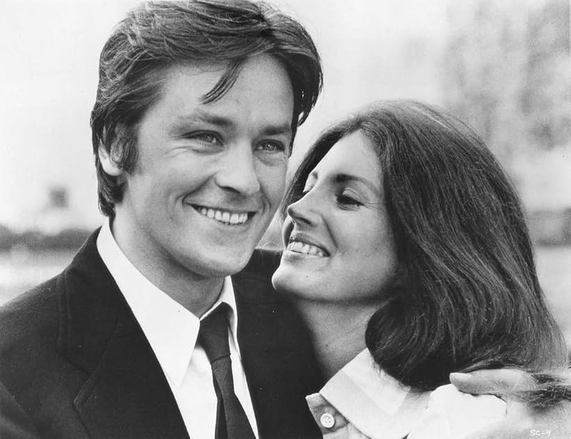 Alain Delon and Gayle Hunnicutt in Scorpio (1973)