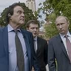 Oliver Stone, Vladimir Putin, and Sergei Chudinov in The Putin Interviews (2017)