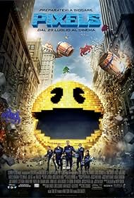 Adam Sandler, Peter Dinklage, Kevin James, Michelle Monaghan, and Josh Gad in Pixels (2015)