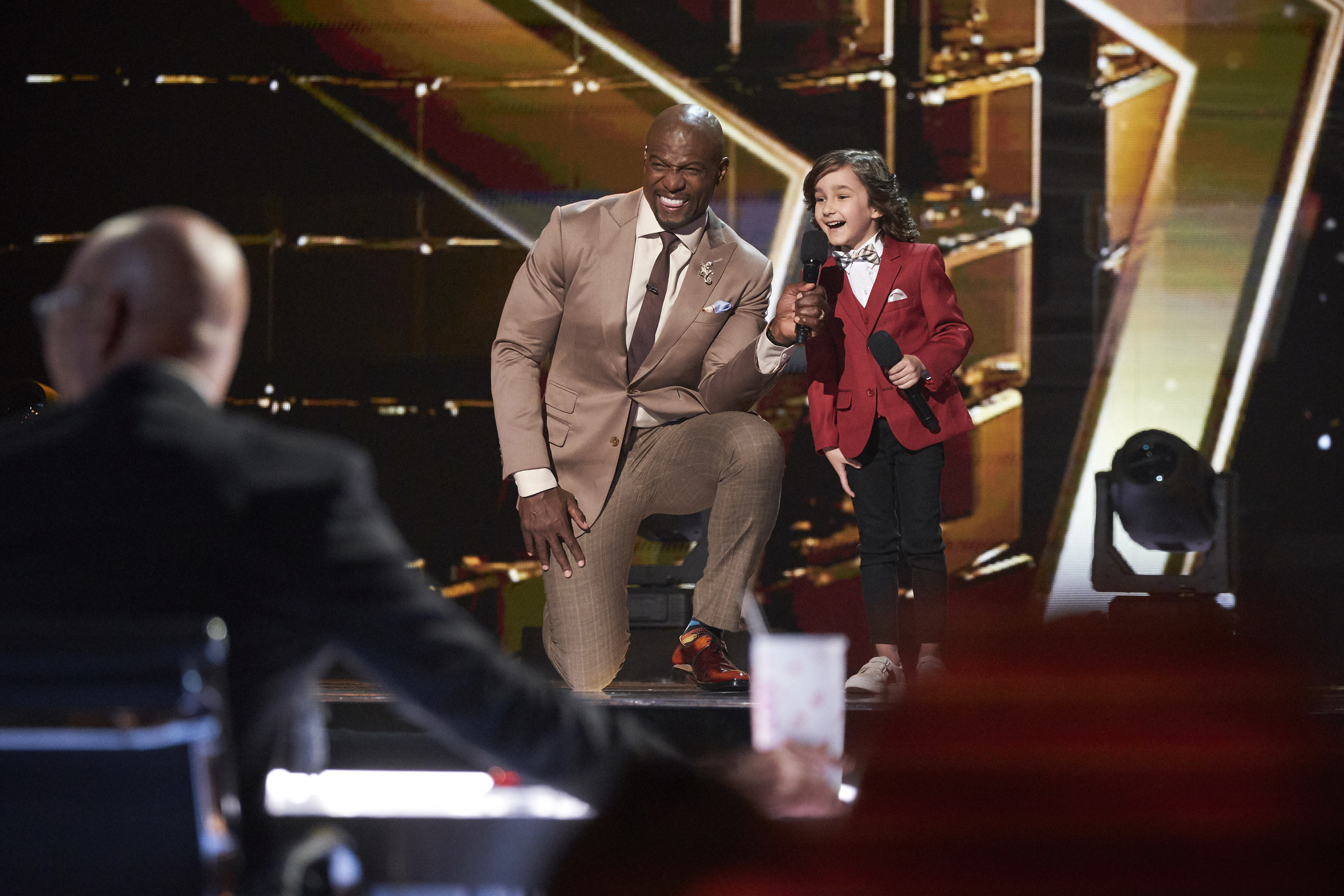 JJ Pantano & Terry Crews on America's Got Talent: The Champions Semi Finals