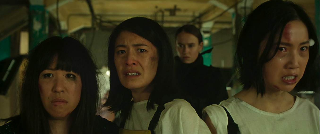 Ally Xue, Perlina Lau, and JJ Fong in Creamerie (2021)