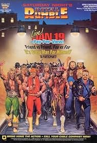 Hulk Hogan, Mike Hegstrand, Curt Hennig, Joe Laurinaitis, Fred Ottman, Randy Savage, Robert Remus, John Tenta, Ray Traylor, Kerry Von Erich, and Jim Hellwig in Royal Rumble (1991)