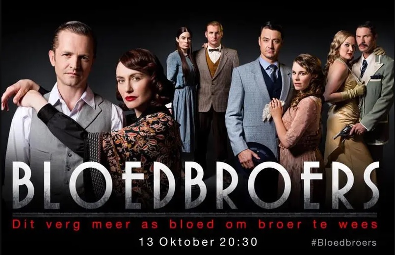 Rolanda Marais, Neels van Jaarsveld, Hykie Berg, Altus Theart, Zetske van Pletzen, Marlee van der Merwe, Jenna Dunster, and Gustav Gerdener in Bloedbroers (2015)