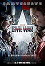 Don Cheadle, Robert Downey Jr., Paul Bettany, Chris Evans, Scarlett Johansson, Elizabeth Olsen, Jeremy Renner, Anthony Mackie, Chadwick Boseman, and Sebastian Stan in Captain America: Civil War (2016)