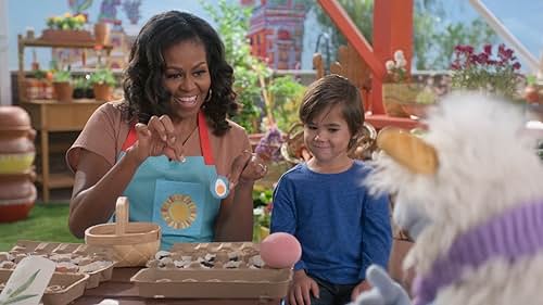 Michelle Obama and Lincoln Bonilla in Waffles + Mochi (2021)