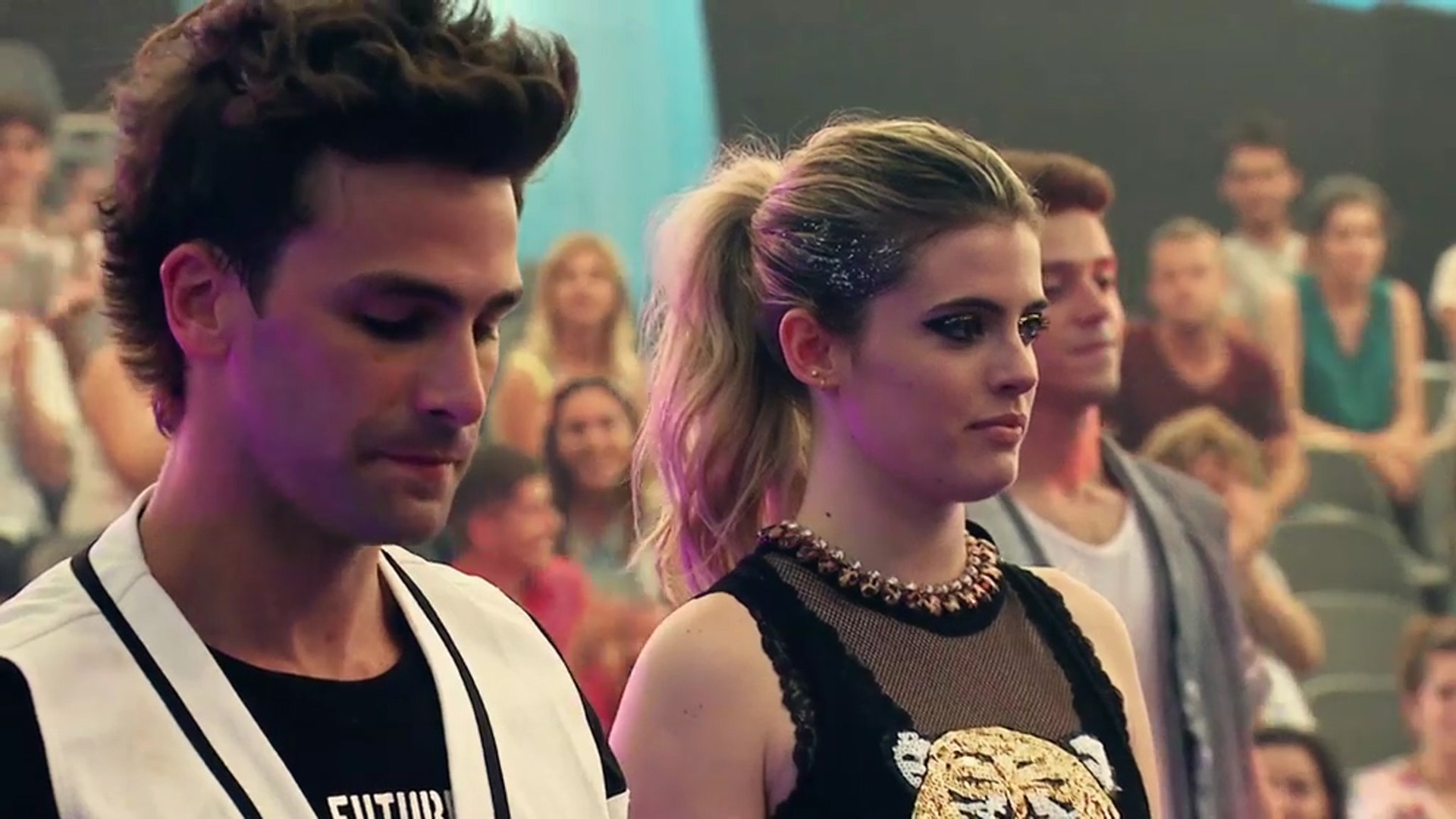 Gastón Vietto, Ruggero Pasquarelli, and Chiara Parravicini in Soy Luna (2016)