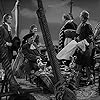 Randolph Scott, John Carradine, Charles Laughton, Barbara Britton, William Farnum, and Lumsden Hare in Captain Kidd (1945)