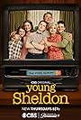 Annie Potts, Lance Barber, Zoe Perry, Raegan Revord, Montana Jordan, and Iain Armitage in Young Sheldon (2017)