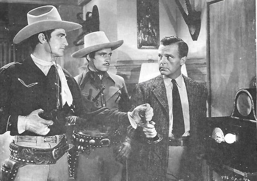 Sammy Baugh, Neil Hamilton, and Duncan Renaldo in King of the Texas Rangers (1941)