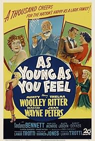 Marilyn Monroe, Constance Bennett, Jean Peters, Thelma Ritter, David Wayne, and Monty Woolley in As Young as You Feel (1951)