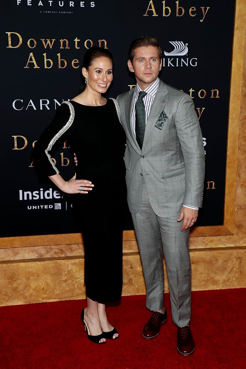 Allen Leech and Jessica Blair Herman at an event for Downton Abbey (2019)