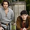 Santiago Cabrera and Colin Morgan in Merlin (2008)