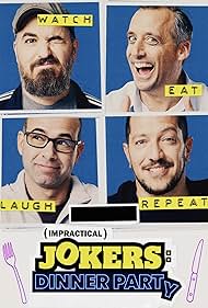 Sal Vulcano, Brian Quinn, James Murray, and Joe Gatto in Impractical Jokers: Dinner Party (2020)