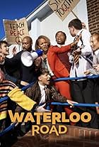 Angela Griffin, Liam Scholes, Ava Flannery, Vincent Jerome, Noah Valentine, Katherine Pearce, Thapelo Ray, and Adam Ali in Waterloo Road (2006)