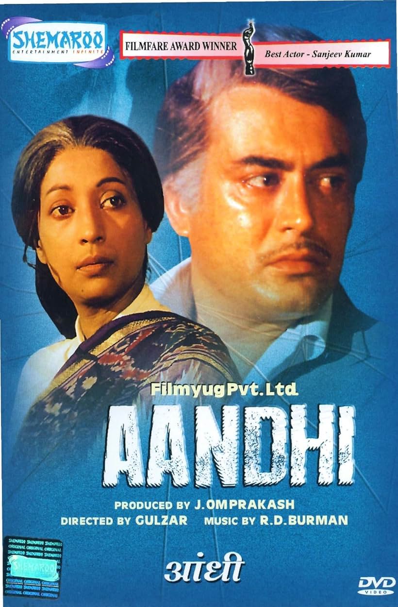 Sanjeev Kumar and Suchitra Sen in Aandhi (1975)