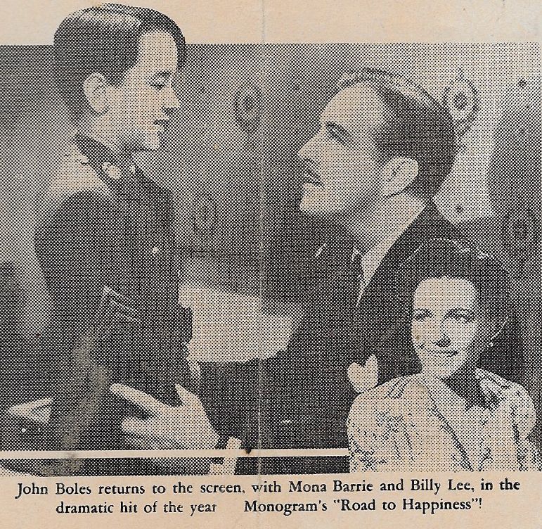 Mona Barrie, John Boles, and Billy Lee in Road to Happiness (1941)