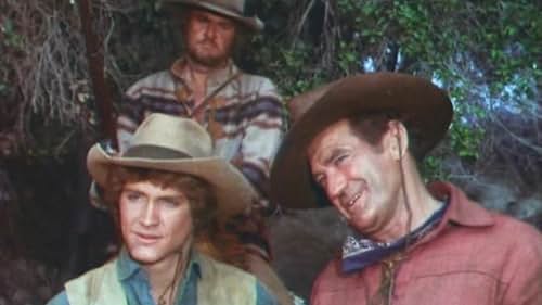 Rod Taylor, Andrew Stevens, and Charles Napier in The Oregon Trail (1976)