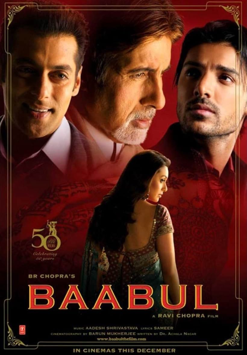 Amitabh Bachchan, Salman Khan, Rani Mukerji, and John Abraham in Baabul (2006)