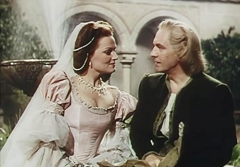 Fredric March and Linden Travers in Christopher Columbus (1949)