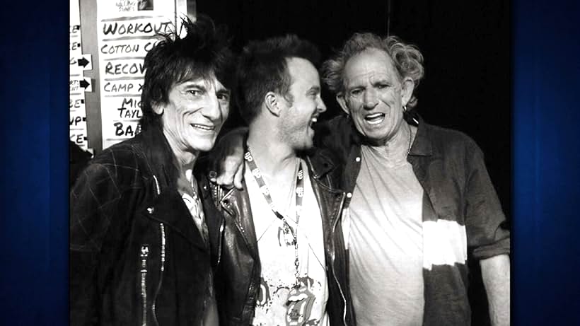 Aaron Paul, Keith Richards, Ronnie Wood, and The Rolling Stones in Conan (2010)