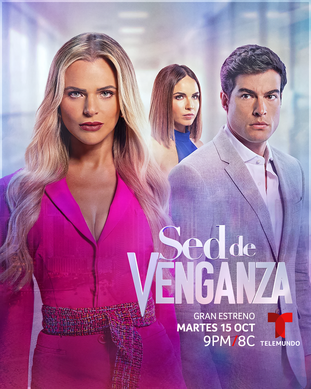 Isabella Castillo, Danilo Carrera, and Alexa Martin in Sed de Venganza (2024)