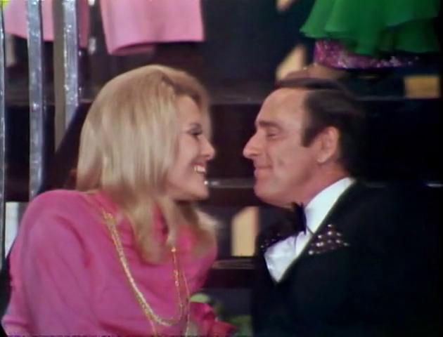 Sivi Aberg and Dick Martin in Laugh-In (1967)