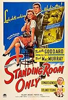 Paulette Goddard, Edward Arnold, Fred MacMurray, and Roland Young in Standing Room Only (1944)