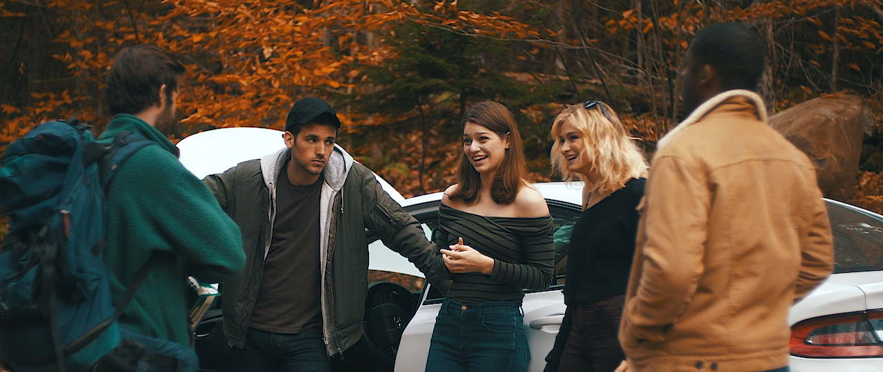 Anna Shields, Chris Cimperman, and Catharine Daddario in Lake Artifact (2019)