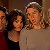 Renée Zellweger, James Callis, Shirley Henderson, and Sally Phillips in Bridget Jones's Diary (2001)