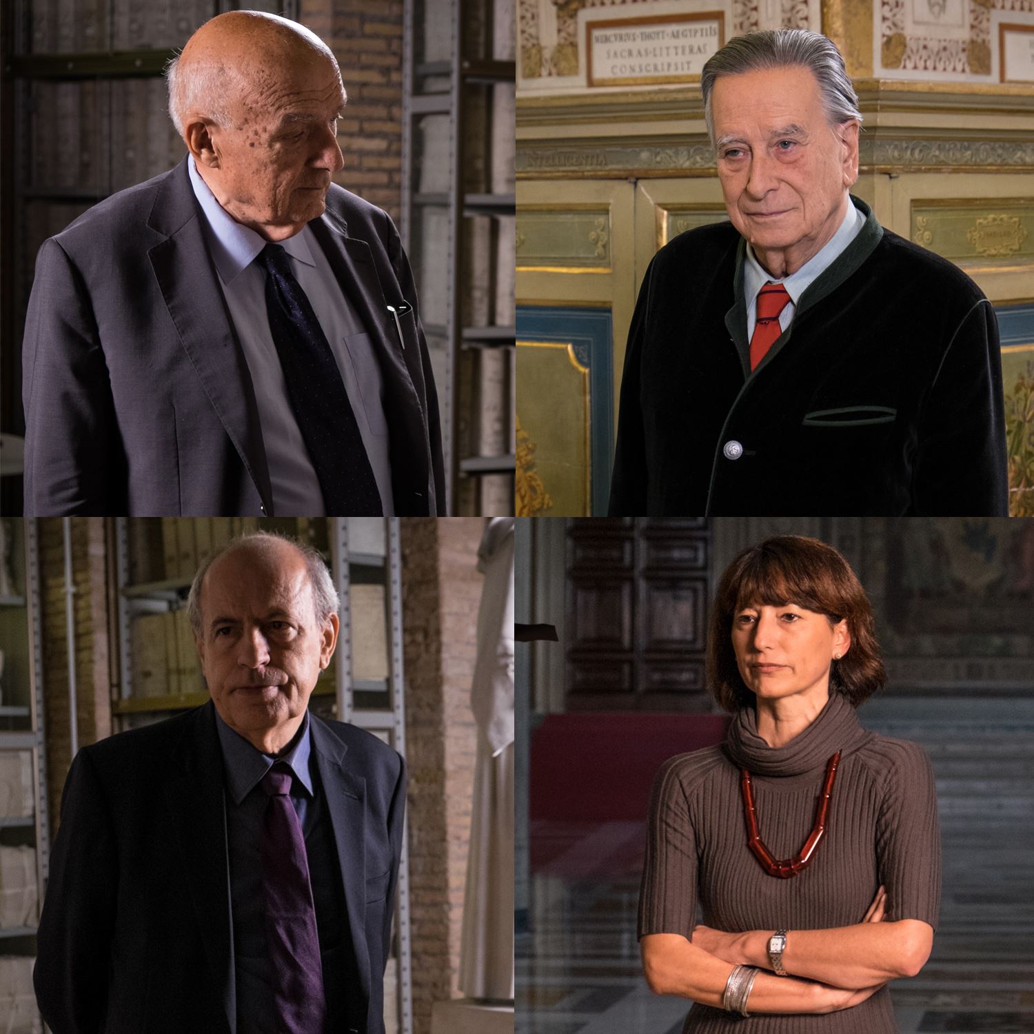 Paolo Portoghesi, Claudio Strinati, Micol Forti, and Antonio Paolucci in St. Peter's and the Papal Basilicas of Rome 3D (2016)