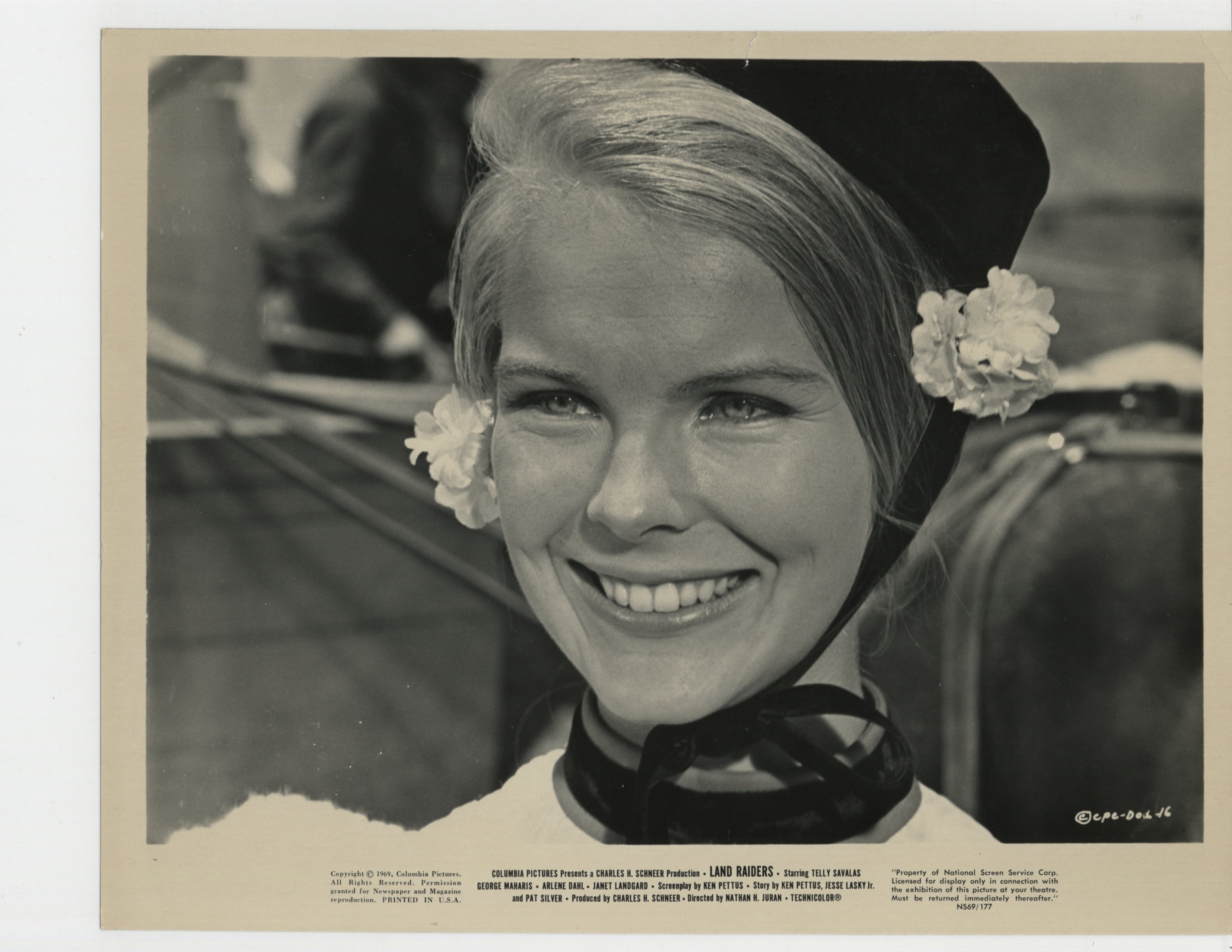 Janet Landgard in Land Raiders (1969)