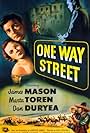 James Mason, Dan Duryea, Rodolfo Acosta, and Märta Torén in One Way Street (1950)