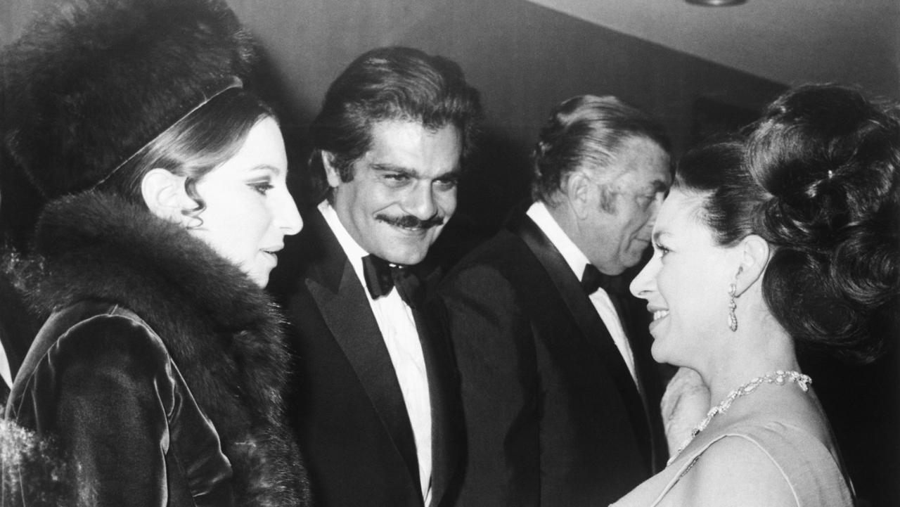 Barbra Streisand, Omar Sharif, and Princess Margaret at an event for Funny Girl (1968)