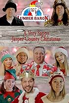 Glenn H. Allen, Grant Garlinghouse, Dave R. Watkins, J.R. Francis, Whitney Sullins, Sophia Watson, Amber Erwin, Joshua Haire, and Betsy M. Mitchell in A Very Sappy Jasper County Christmas (2018)