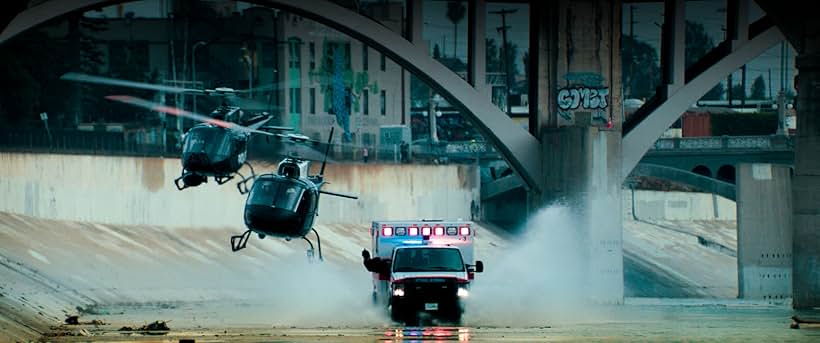 Michael Bay, Jake Gyllenhaal, and Danny Sharp in Ambulance (2022)