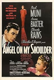 Anne Baxter, Claude Rains, and Paul Muni in Angel on My Shoulder (1946)