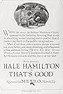 Hale Hamilton in That's Good (1919)