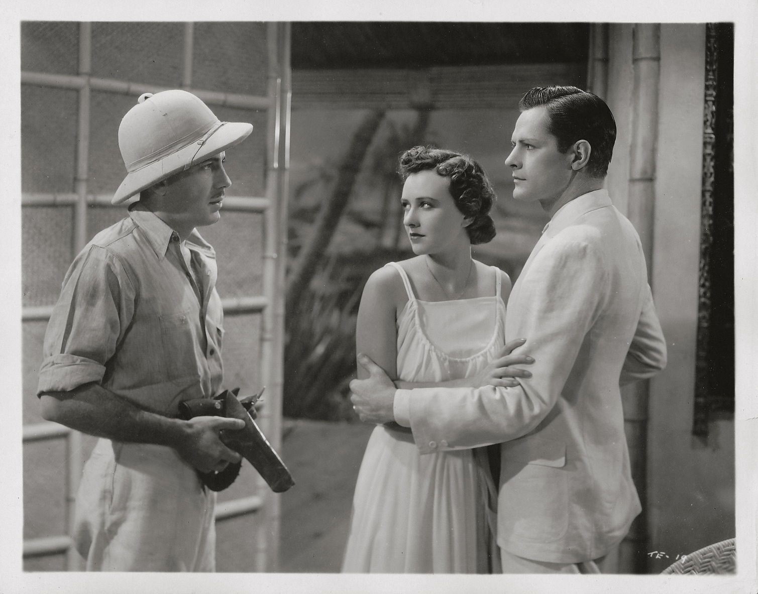 Humphrey Bogart, Margaret Lindsay, and Donald Woods in Isle of Fury (1936)