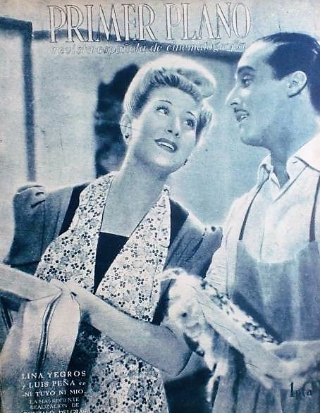 Luis Peña and Lina Yegros in Ni tuyo ni mío (1944)