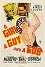 Lucille Ball, George Murphy, and Edmond O'Brien in A Girl, a Guy, and a Gob (1941)