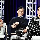 BD Wong, Awkwafina, and Bowen Yang at an event for Hustlers (2019)