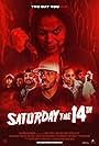 Lloyd Jose Febles, Pamela Ines, Paris M. Woods, Matthew F. Rios, Zay Rodriguez, Matthew Juarbe, Yasiris Alvarado, and Zeus Younger in Saturday the 14th (2020)