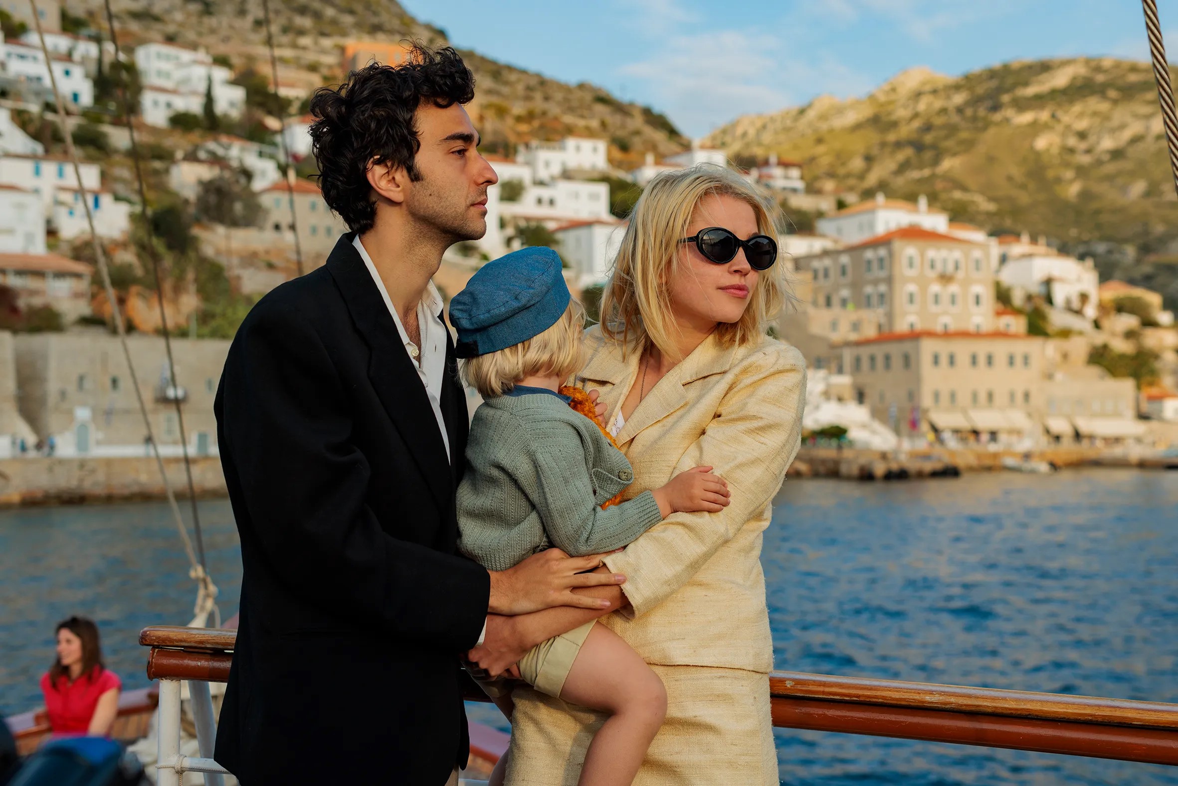 Alex Wolff and Thea Sofie Loch Næss in So Long, Marianne (2024)