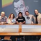 (from left to right: composer René G. Boscio, producer Cindi Rice, writer/executive producer Jim Cirile, director Jason Axim, and re-recording mixer Michael Archaki at the final dub for "To Your Last Death")