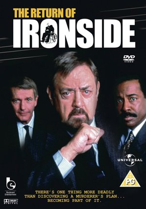 Raymond Burr, Don Galloway, and Don Mitchell in The Return of Ironside (1993)