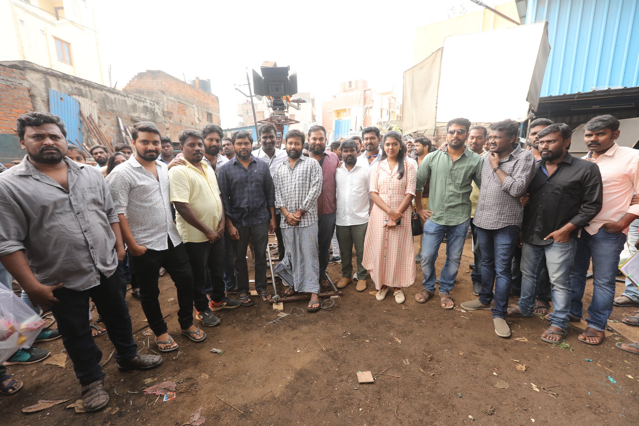 Pa. Ranjith, Kalaiyarasan, Riythvika Panneerselvam, Dinesh, and Mari Selvaraj in Gundu (2019)