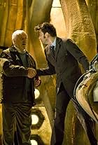 Bernard Cribbins and David Tennant in Doctor Who (2005)