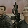 Chris Pratt and Yvonne Strahovski in The Tomorrow War (2021)